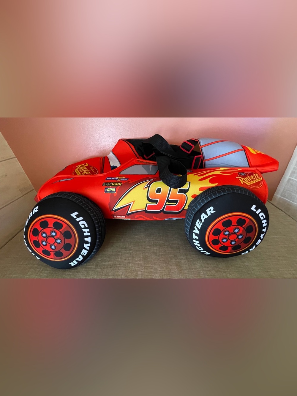 Lightning McQueen Halloween costume- size 2T
